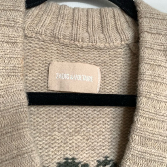 SOLD Zadig & Voltaire Valmy Merino Sweater [Size Large] - Picture 4 of 6